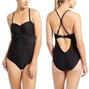 Athleta Black One Piece Swimsuit